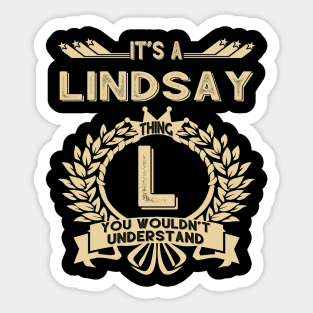 Lindsay Sticker